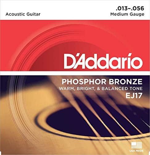  Cuerdas de bronce fosforado para guitarra acústica D'Addario